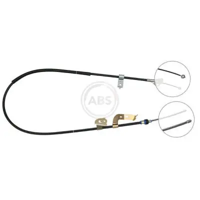 Cable de accionamiento, freno de estacionamiento A.B.S. K19907 Original